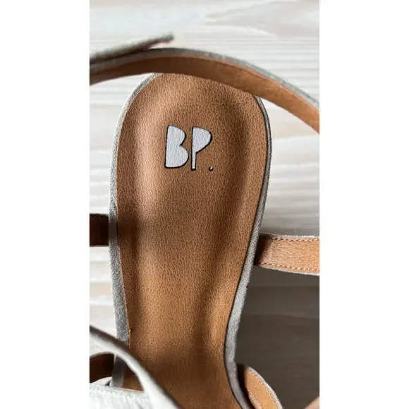 BP Sky Wedge Sandal Nordstrom in grey suede size 9 NWOT - Picture 8 of 15